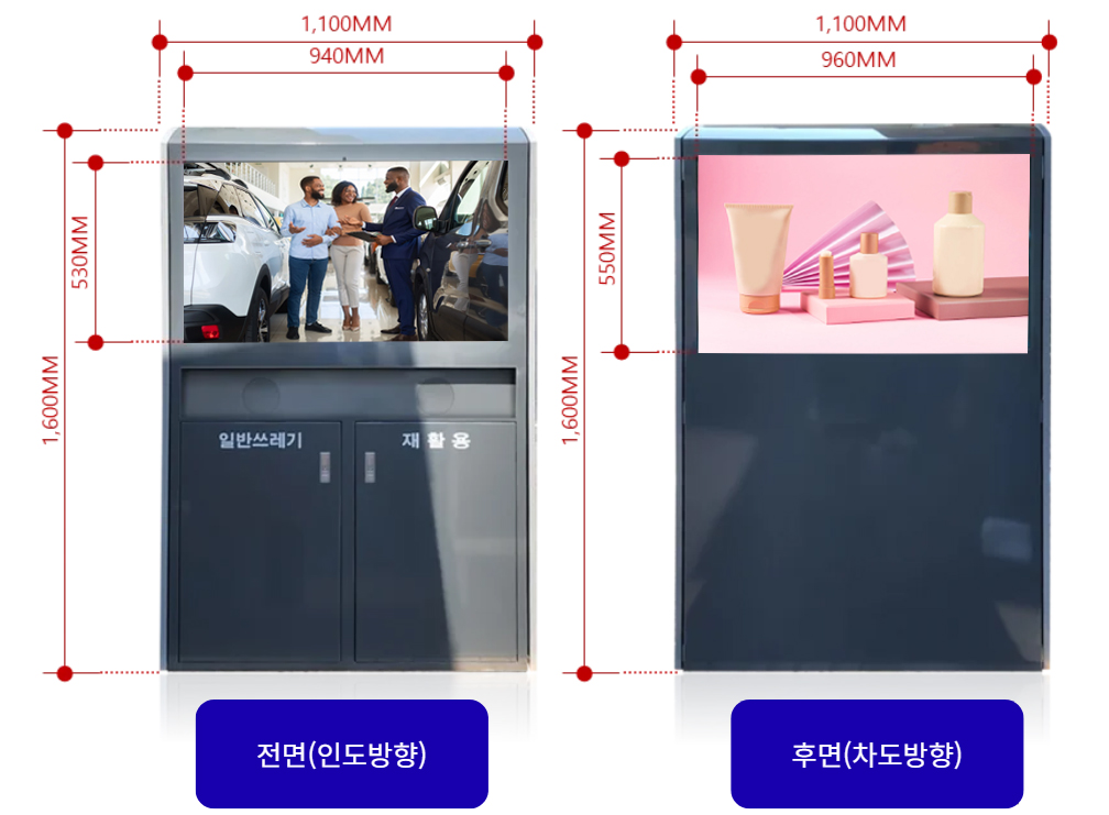스마트 박스 전면·후면 구성